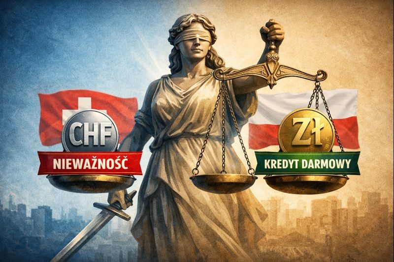 Kredyt we frankach a kredyt w złotówkach – dlaczego w jednym przypadku unieważnia się umowę, a w drugim nie?